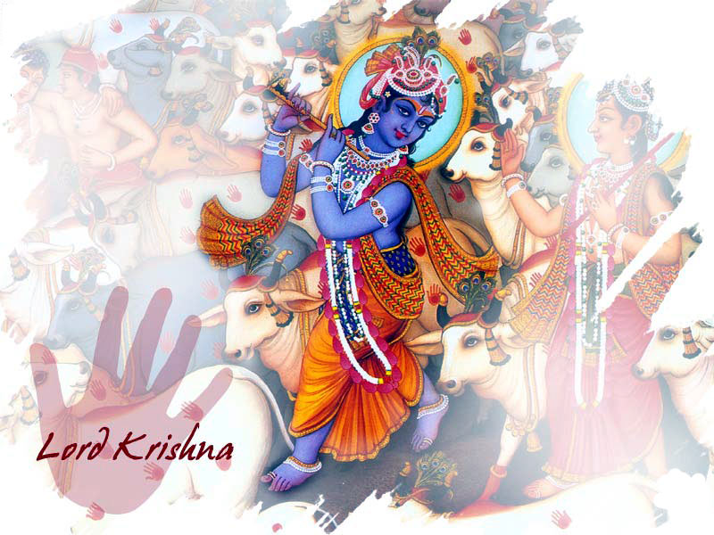 Krishan Name Wallpaper - 108 Names of Lord Krishna