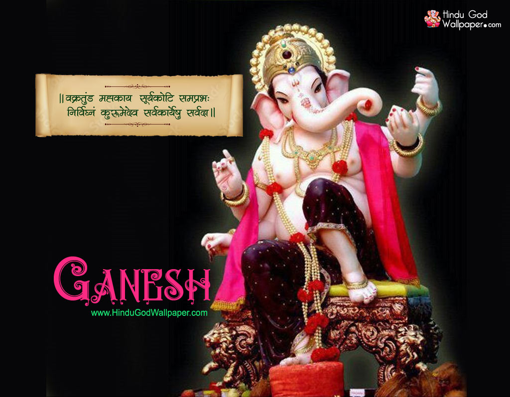 Ganesh Black Background Wallpapers HD Images Download