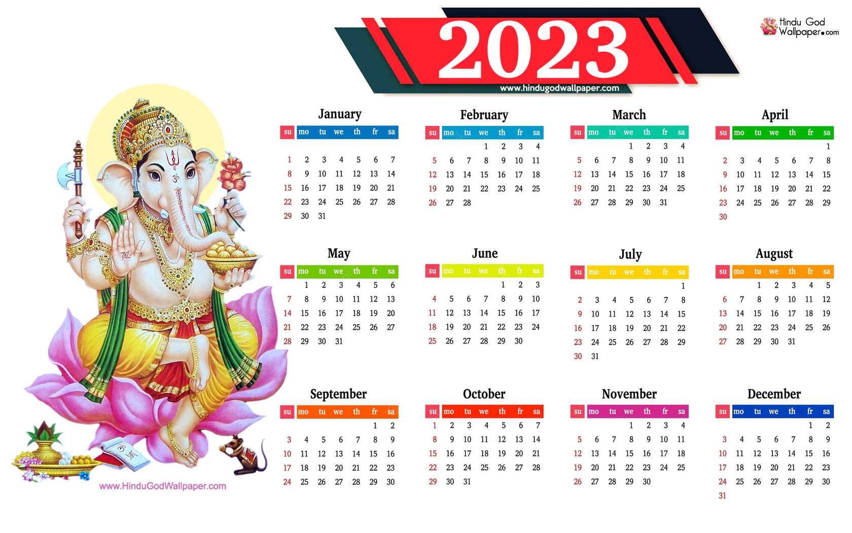 Calendar Wallpapers 2023 Free Desktop and Mobile Background