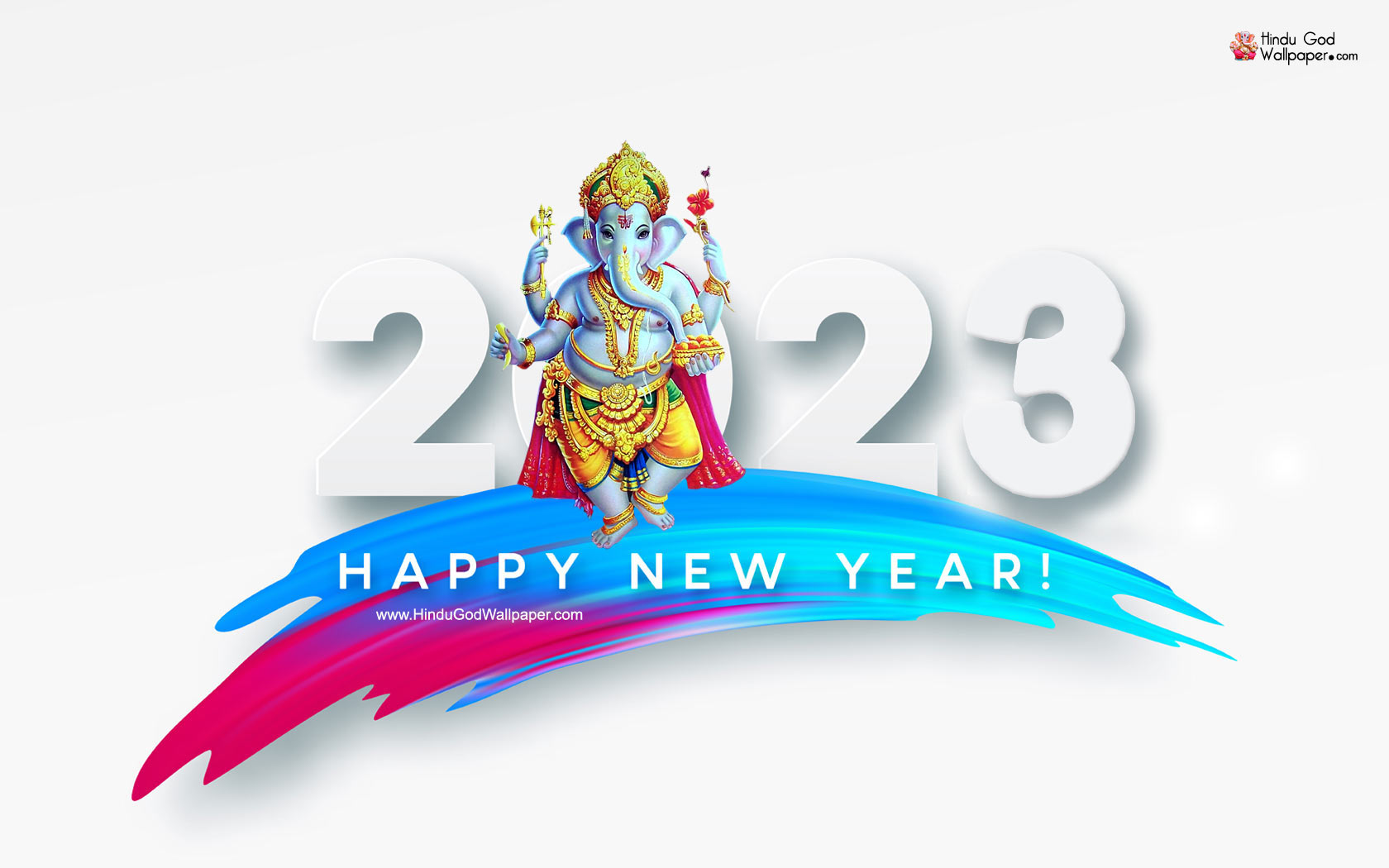 New Year 2023 Ganesh Wallpapers, Images & Photos Download