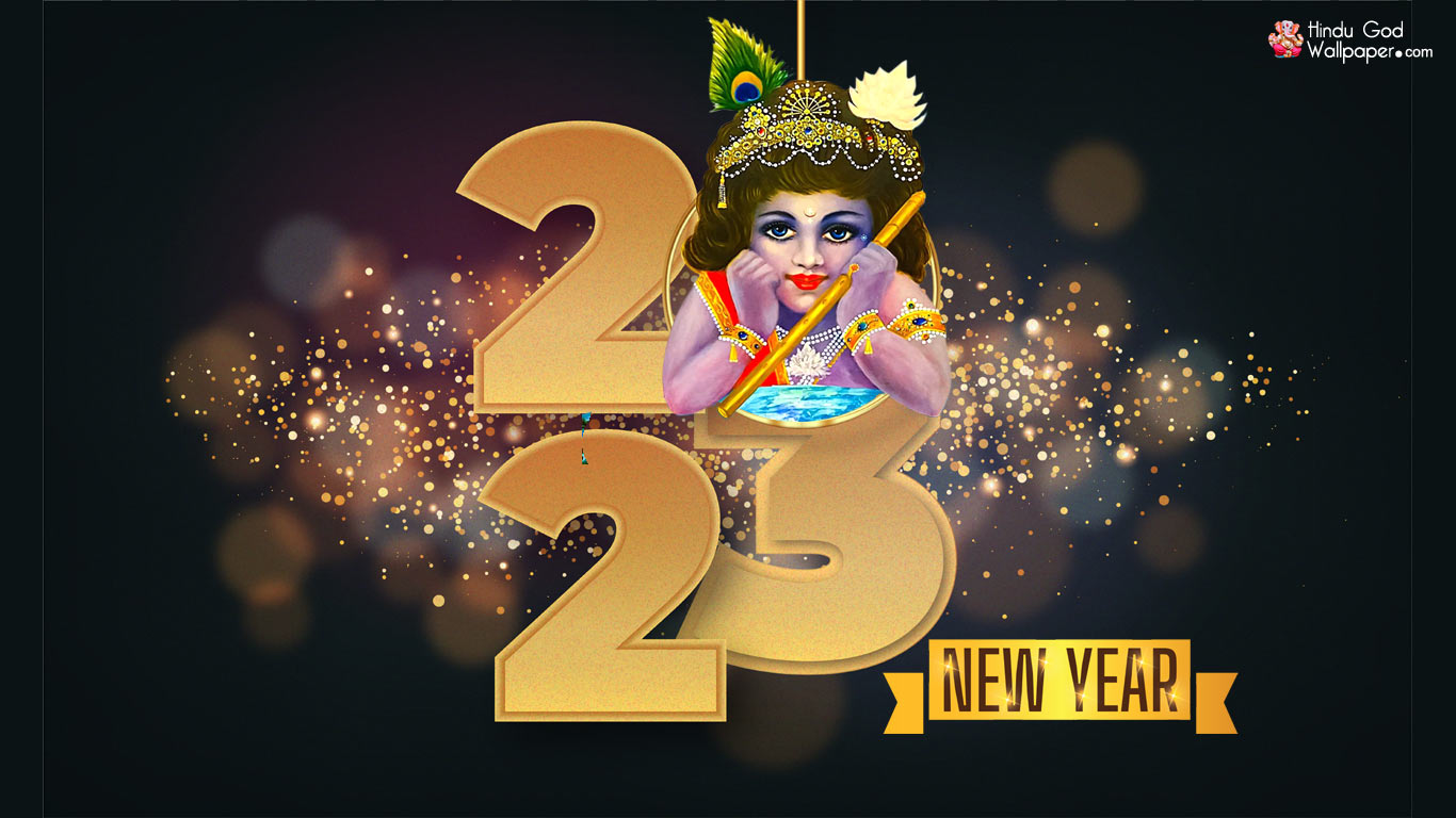 Happy New Year 2023 Wallpaper HD Images in Hindi Download